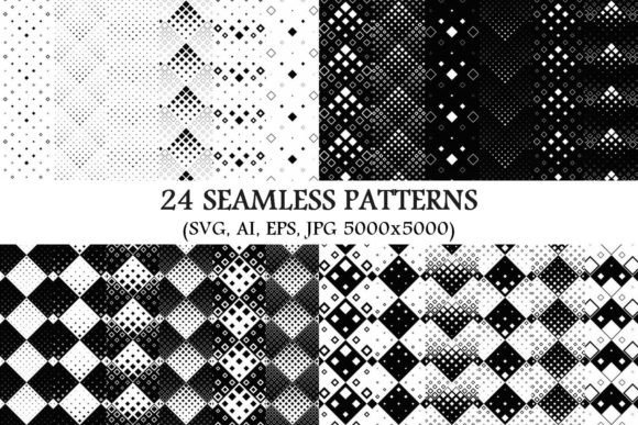24 Free Seamless Square Patterns for Designers and Creators