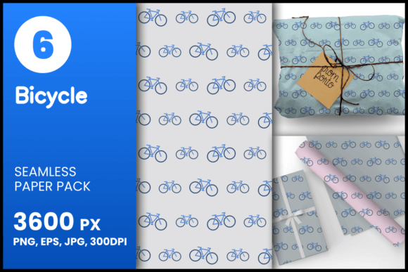 Bicycle Seamless Patterns