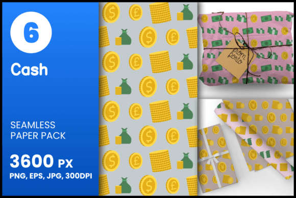 Cash Seamless Patterns: A Versatile Design Asset for Creative and Professional Projects