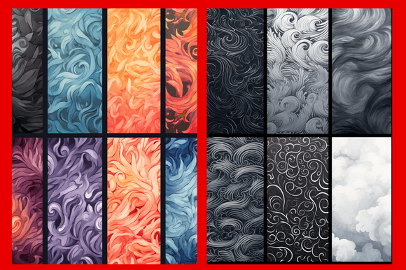 Charcoal Patterns: A Versatile Digital Resource for Creative Projects