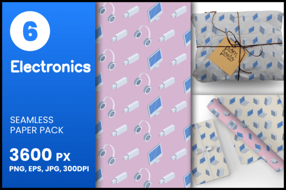 Electronics Seamless Patterns: A Creative Resource for Designers and Entrepreneurs