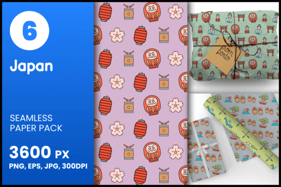 Japan Seamless Patterns: A Versatile Design Asset for Creative Projects