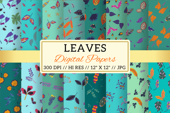 Mint Leaf Digital Papers Patterns: A Versatile Creative Resource for Designers and Creators