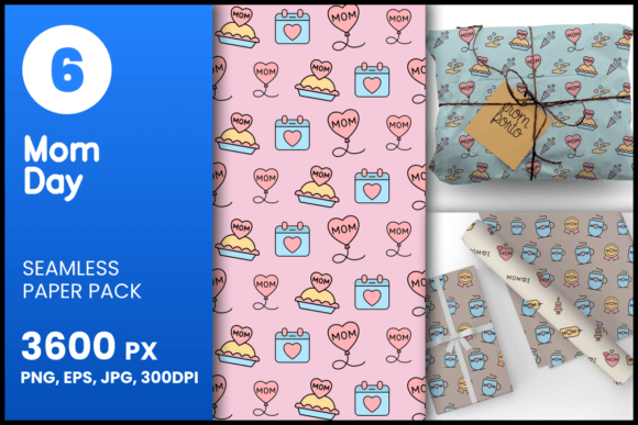 Mom Day Seamless Patterns: A Versatile Design Resource for Creative Projects