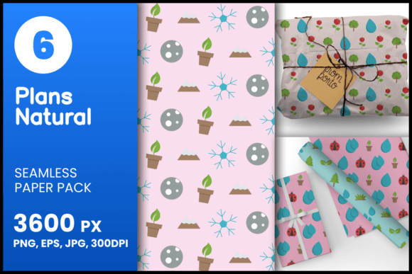 Plans Natural Seamless Patterns: A Versatile Design Resource for Creative Projects