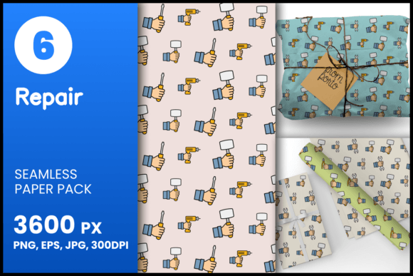 Repair Seamless Patterns for Creative Projects
