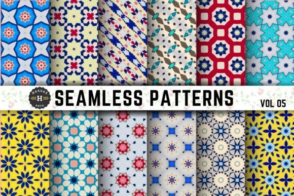 Seamless Patterns Vol 05: A Versatile Design Resource for Creatives and Professionals