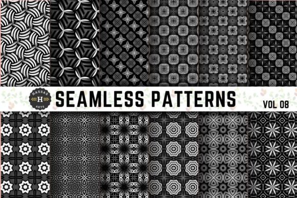 Seamless Patterns Vol 08: A Versatile Design Resource for Digital and Print Projects