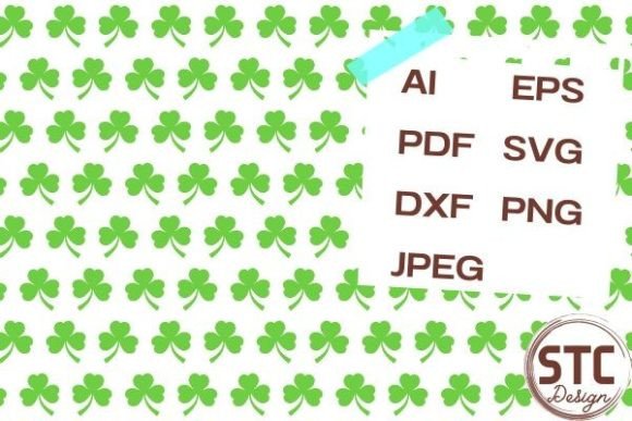 St Patrick's Day Green Shamrocks Patterns