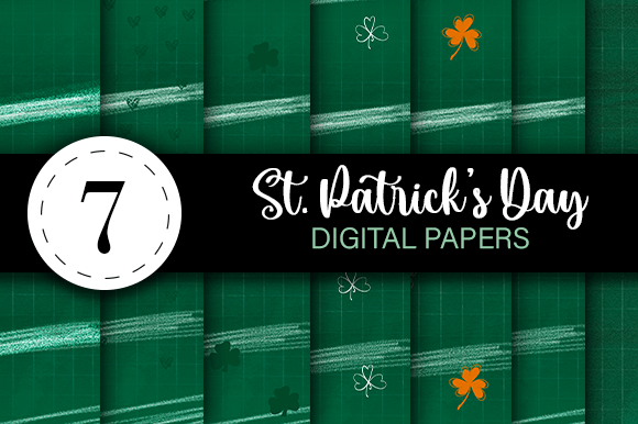 St Patrick’s Day Digital Papers Patterns: A Creative Resource for Designers and Enthusiasts