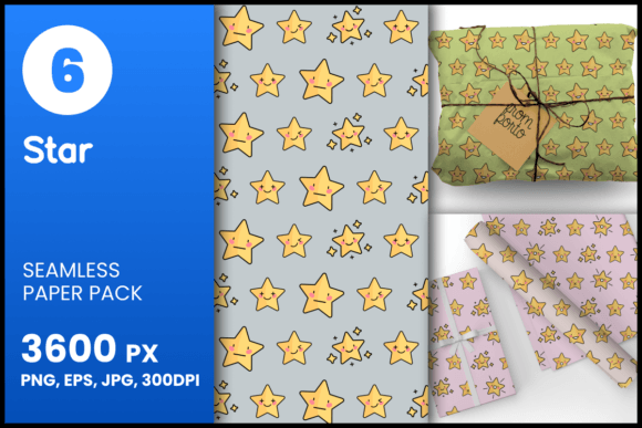 Star Seamless Patterns for Creative Projects and Digital Use