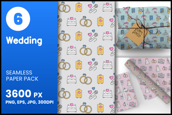 Wedding Seamless Patterns: A Versatile Design Asset for Every Occasion